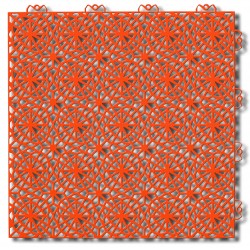 Podłogi do siłowni Bergo XL pomarańczowa