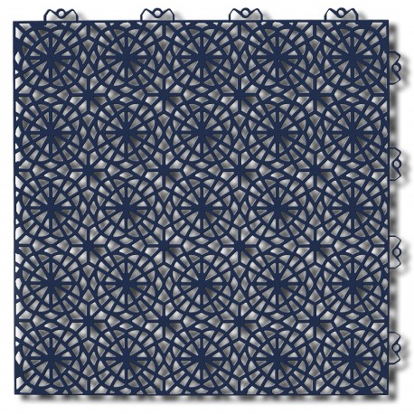 Podłoga plastikowa Bergo XL niebieska stal