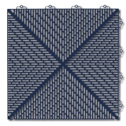 Podłoga do garażu Bergo Unique niebieska stal