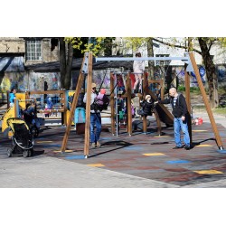 Bezpieczne Gumowe Płytki na plac zabaw