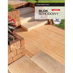 Blok Schodowy Granitowy - Kostka Tarasowa